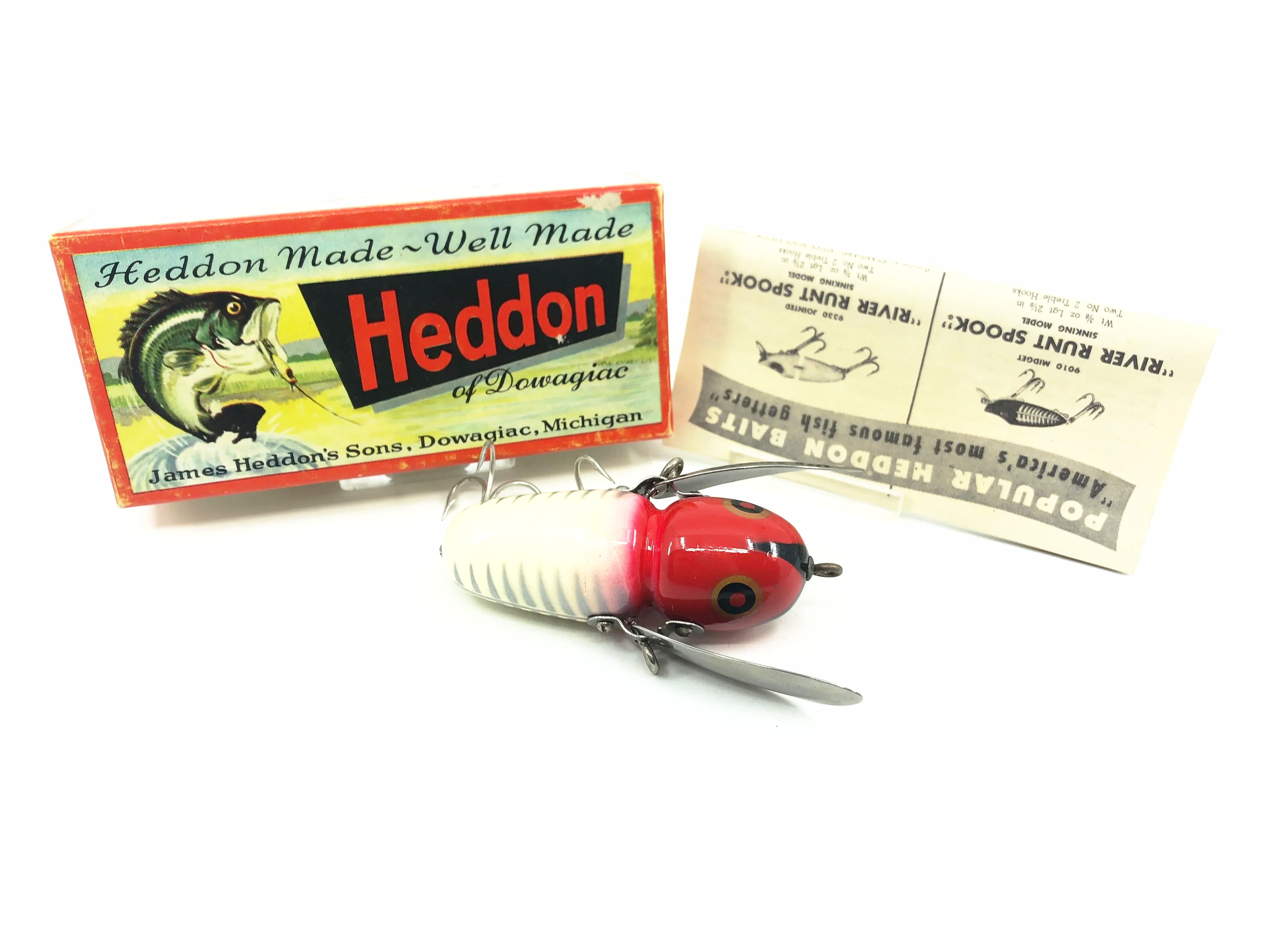 Heddon Crazy Crawler 2100, XRW Red Shore Minnow Color with Box