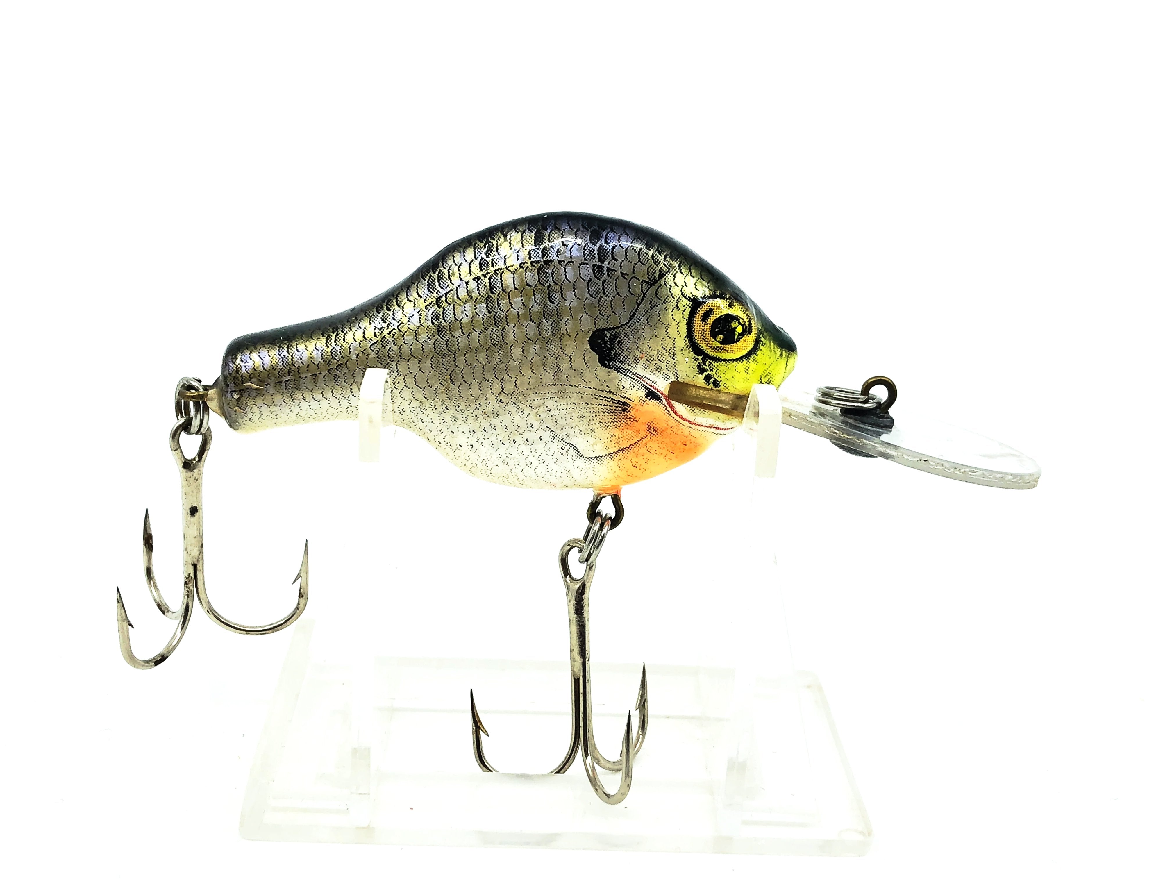 Vintage Bagley Black On Silver Foil Small Fry Shad Lure For Sale