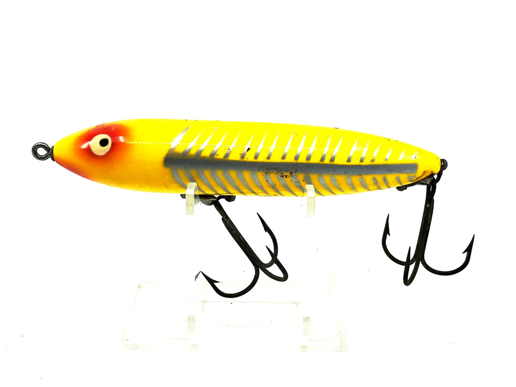 Heddon Original Zara Spook, XRY Yellow Shore Color-Nose Line Tie-Early