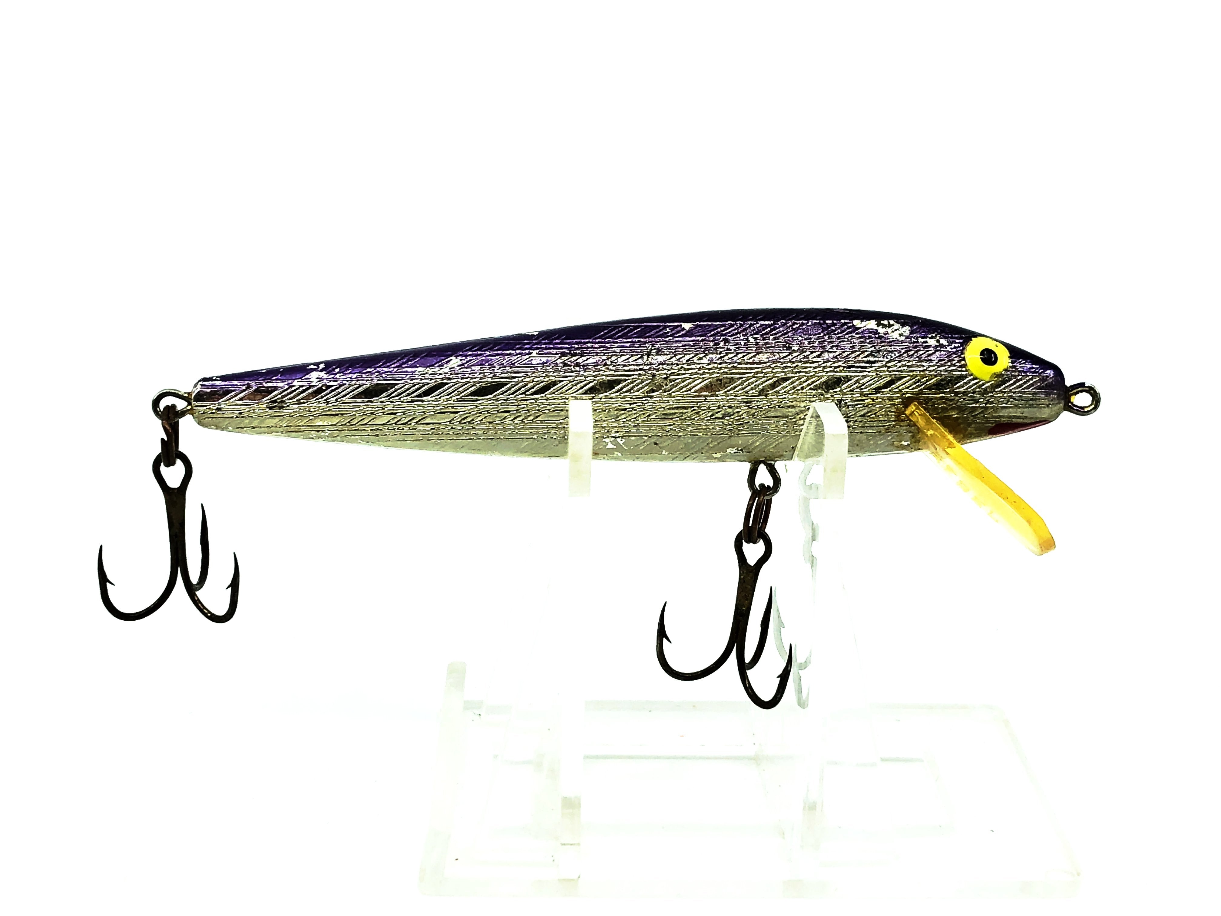 Rebel Floating Minnow F10, #05 Silver/Purple Back Color – My Bait