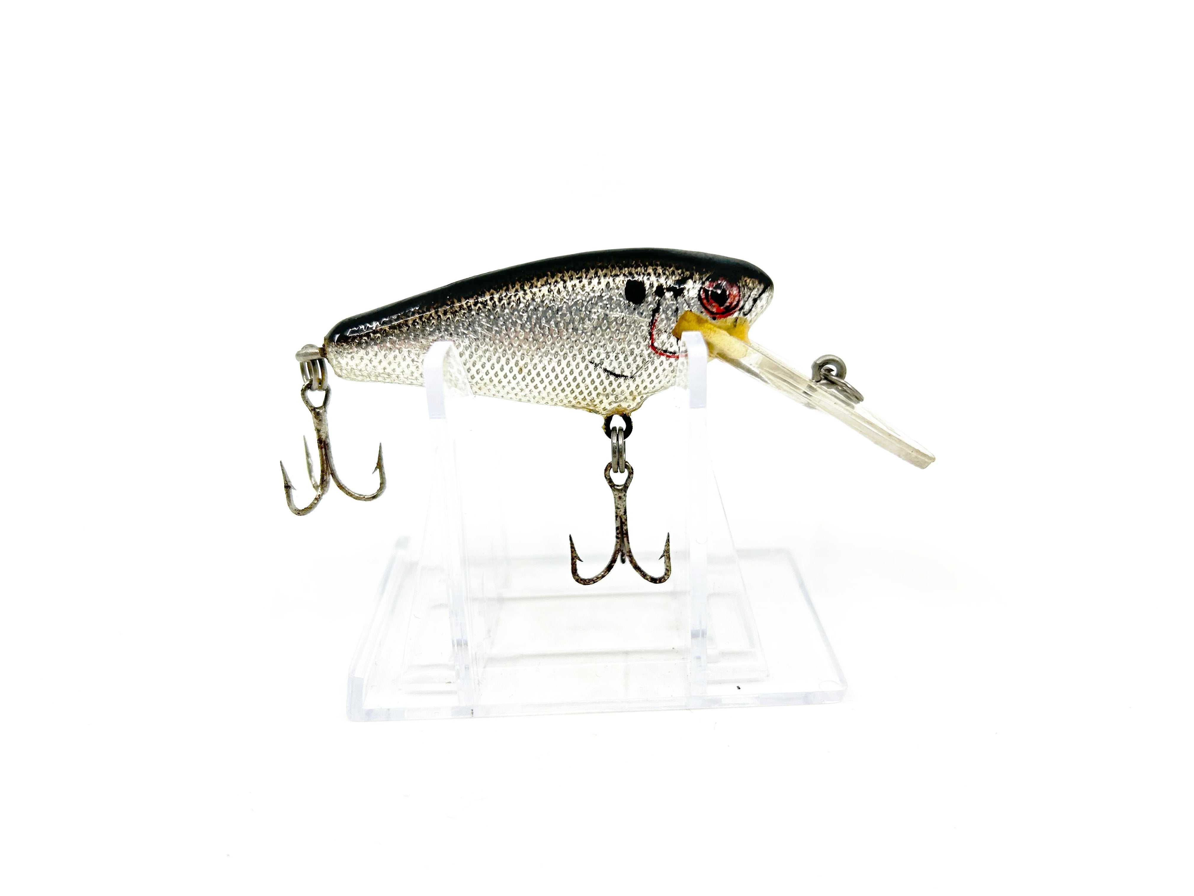 Bagley Small Fry Shad Deep Diving Lip - Vintage Bait - Silver Foil