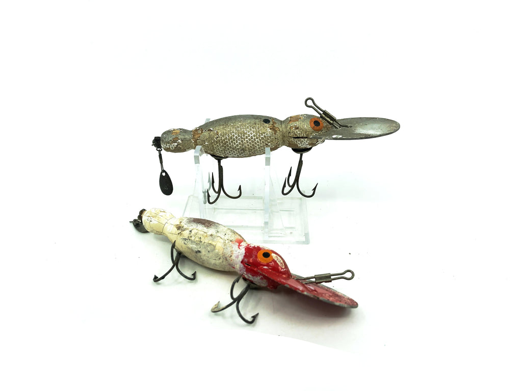 Bomber Wooden Water Dog Combo, #04 White/Red Head/#40 Silver Shad Colo – My  Bait Shop, LLC