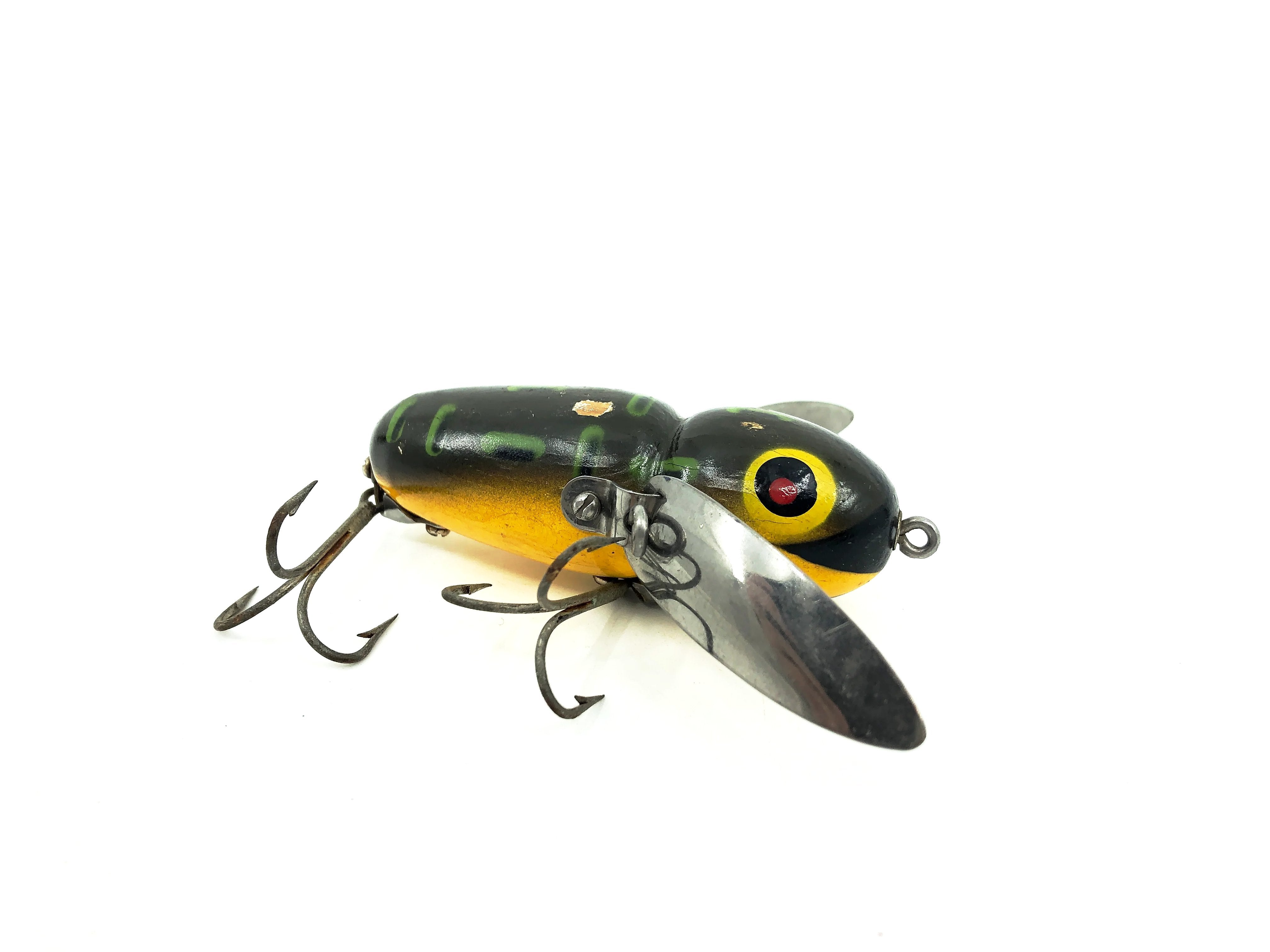 Heddon Wooden Crazy Crawler 2100, BF Bullfrog Color – My Bait Shop 