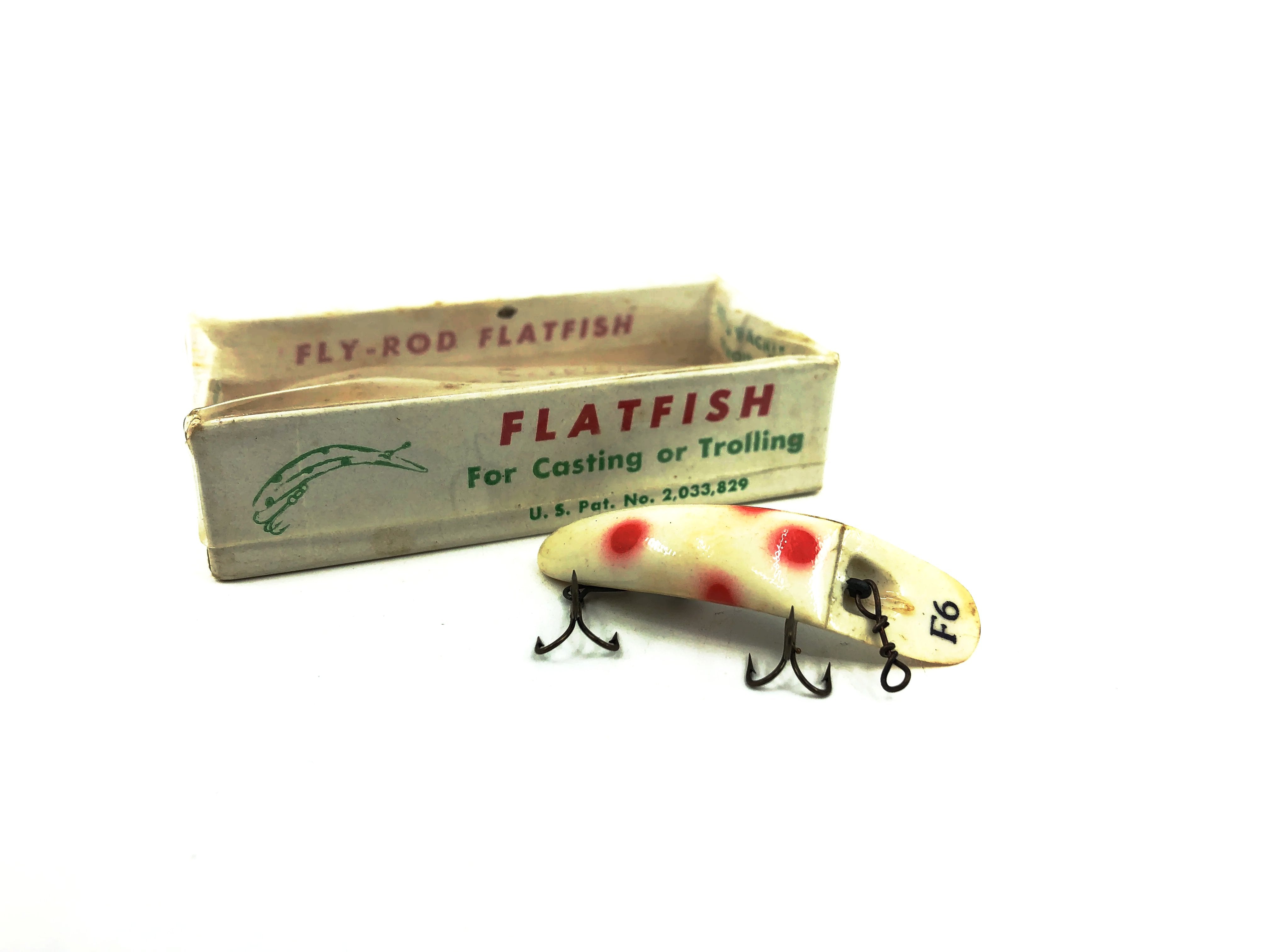 Helin Flatfish F6 WH, White Color with Box – My Bait Shop, LLC