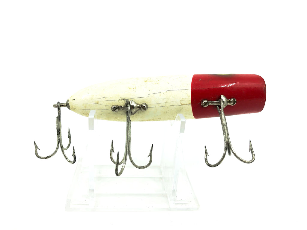South Bend Bass O Reno Wood Lure- 3 3/4 - Red/White - Used 