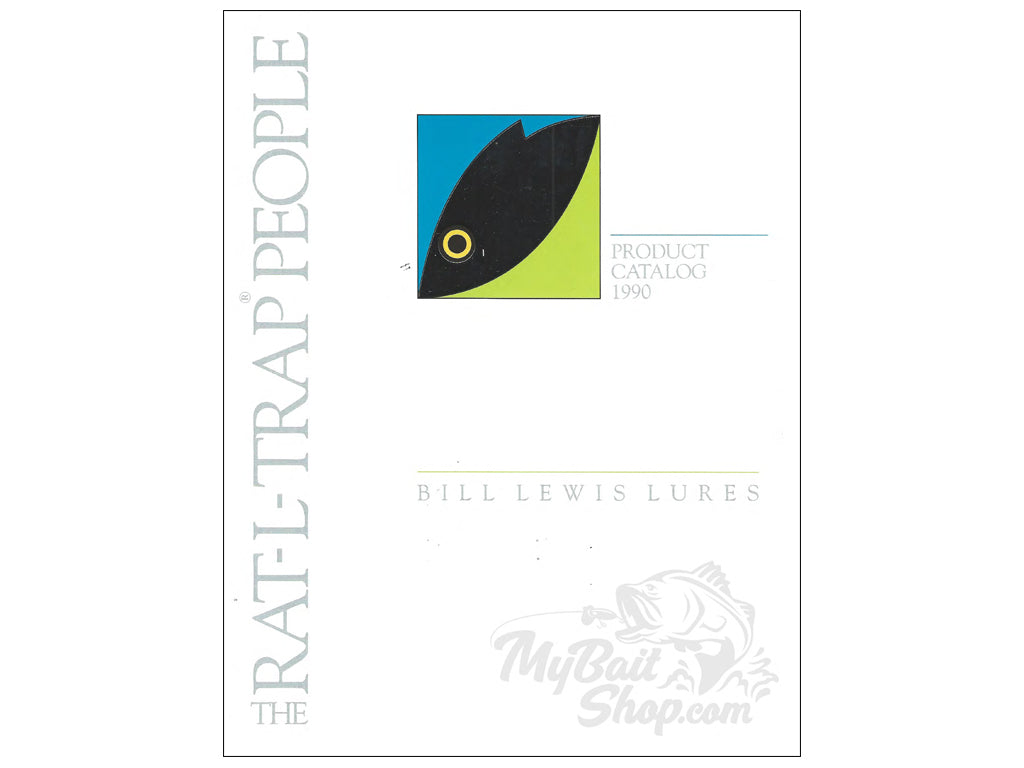 1990 Bill Lewis Rat-L-Trap Catalog Great Color Charts – My Bait Shop, LLC