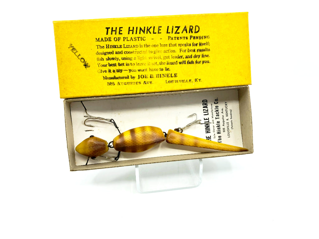 Hinkle Lizard Yellow Color with Box New Old Stock – My Bait Shop, LLC