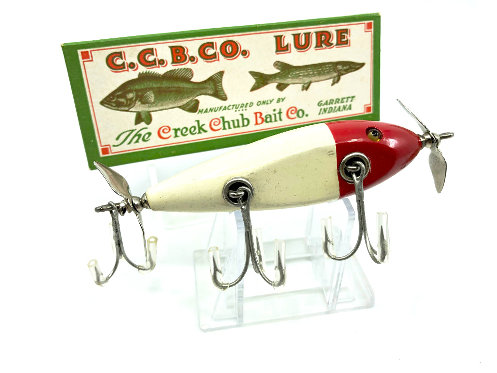 Creek Chub Injured Minnow 1500 Red White 1502 Color with Box – My