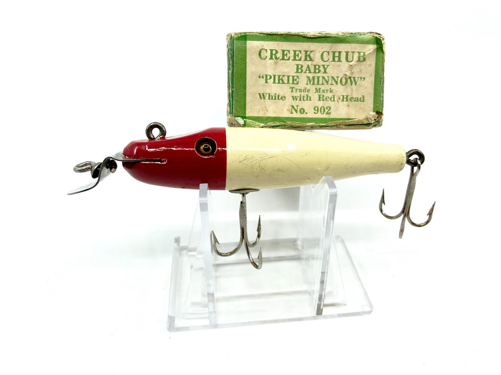 Creek Chub Baby Pikie 900 Red Head and White 902 Color with Box – My Bait  Shop, LLC