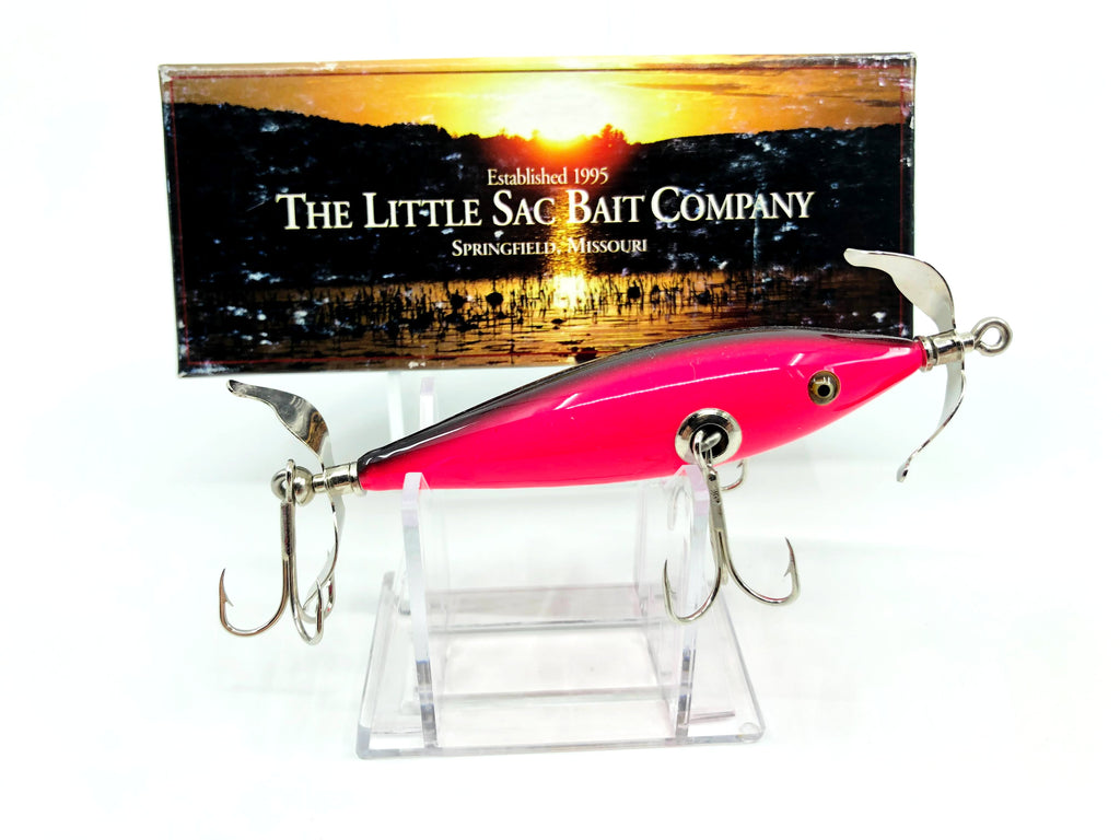 Little Sac Bait Company Niangua Minnow Pink / Black Back Hot Pink