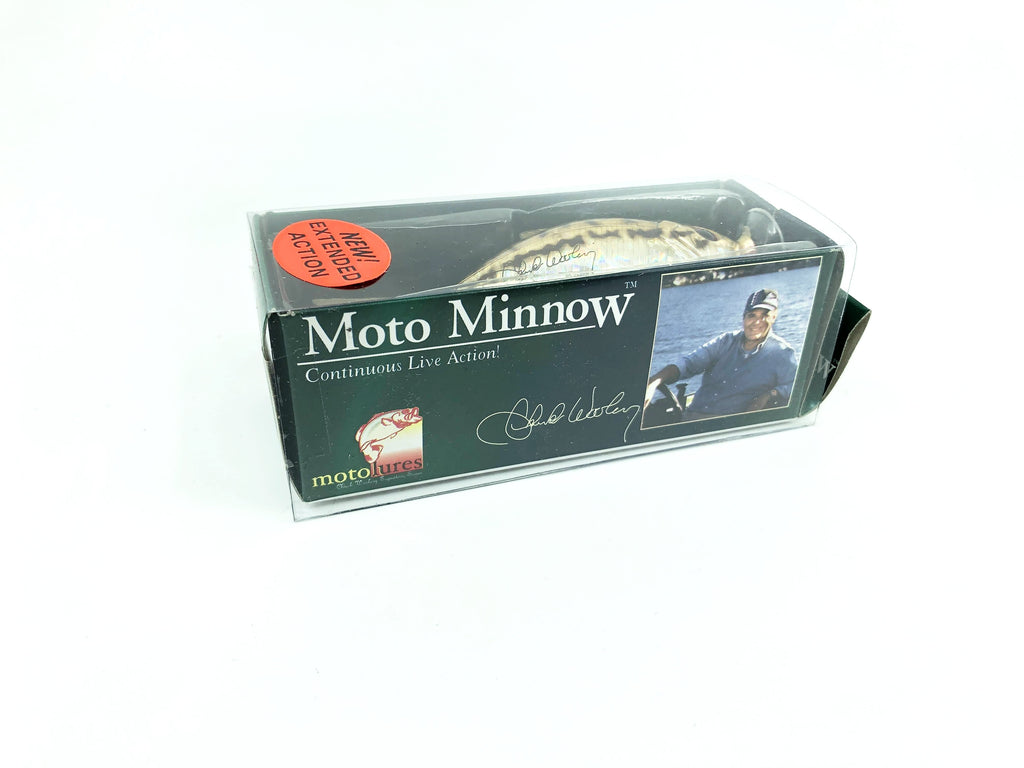 Moto Minnow Chuck Woolery Live Action Lure Metallic Bass Color with Box  Novelty or Fish