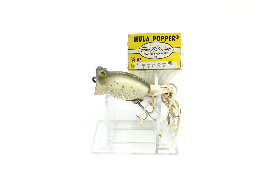 Arbogast Hula Popper 770SF Silver Flash Color with Box Vintage Old Sto – My  Bait Shop, LLC