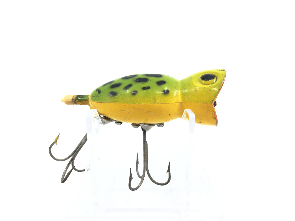 Arbogast Hula Popper Frog Yellow Belly