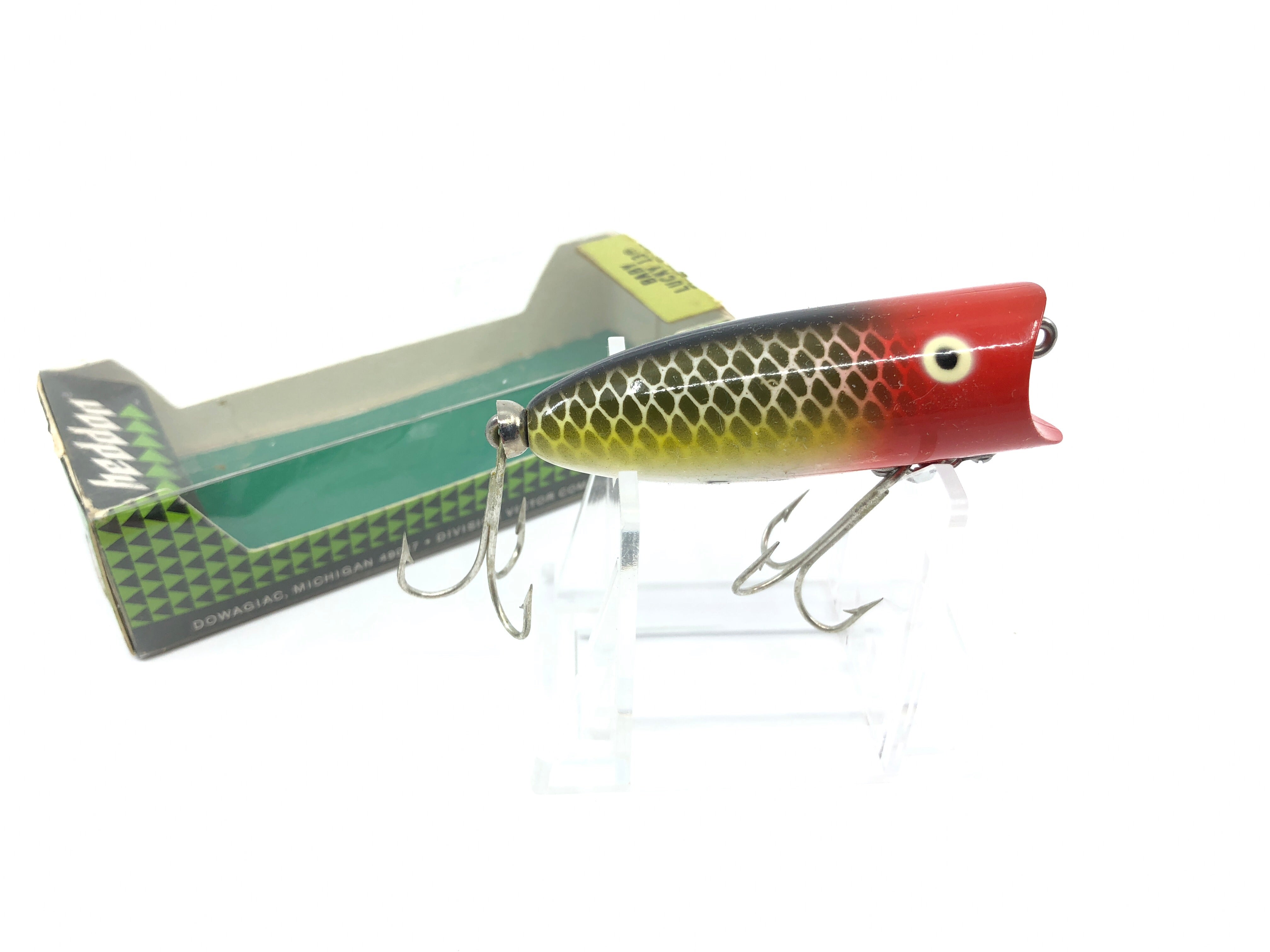 Heddon Baby Lucky 13, JRH Red Head Frog Color