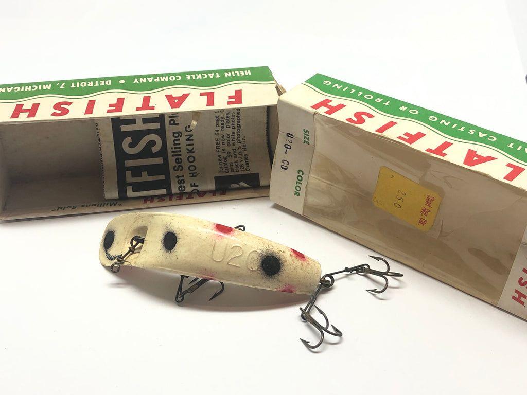 Helin Flatfish U20 W/WH (White) with Box – My Bait Shop, LLC