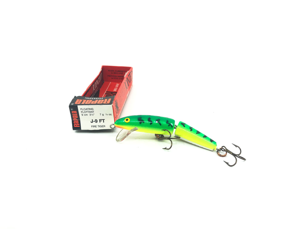 Rapala Jointed Floating Minnow J-9 FT Fire Tiger Color – My Bait