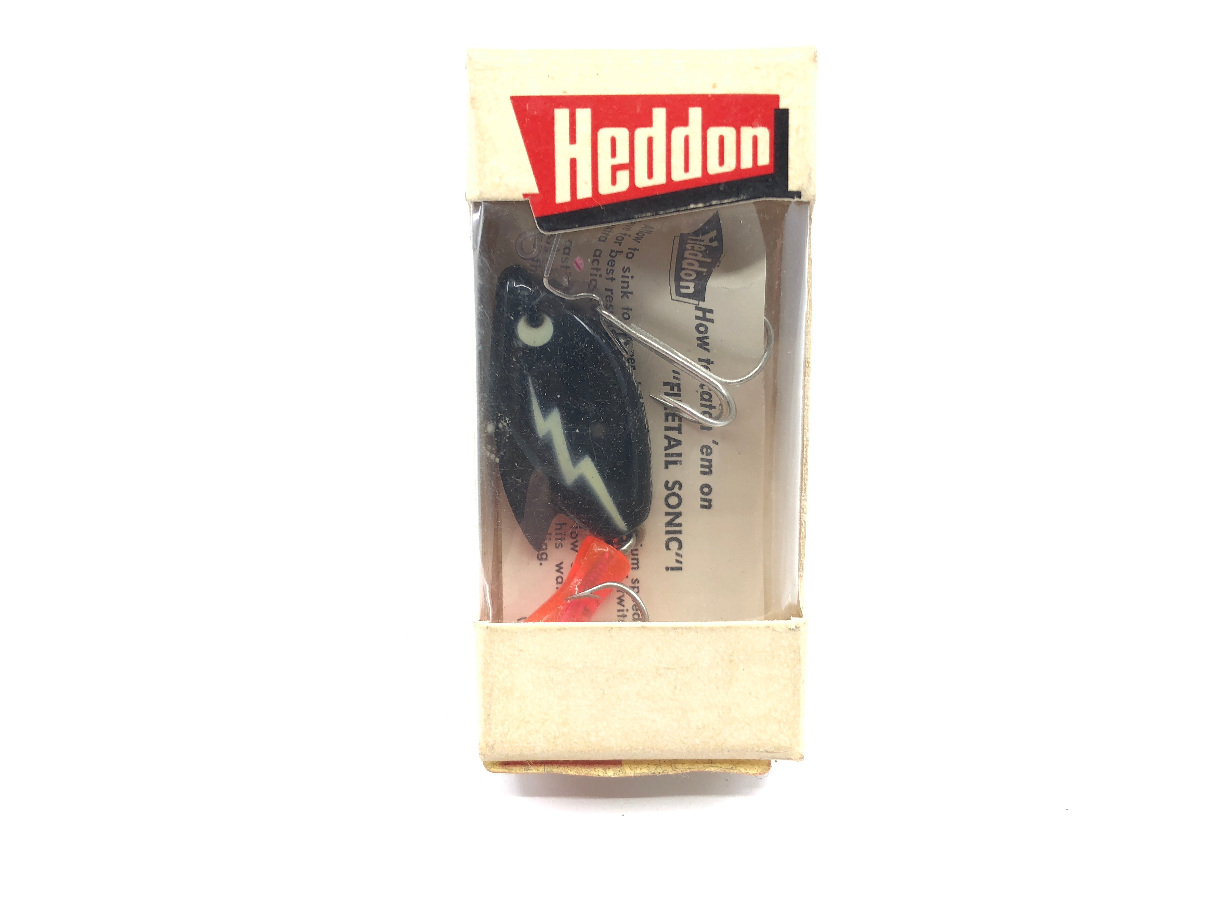 Heddon Firetail Sonic 395 B Black Body with Lightning with Box – My Bait  Shop, LLC