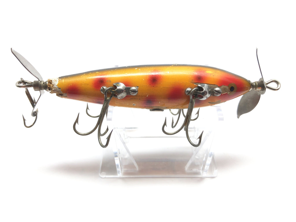 Heddon Dowagiac 150 Underwater 5 Hook Minnow Orange Spot