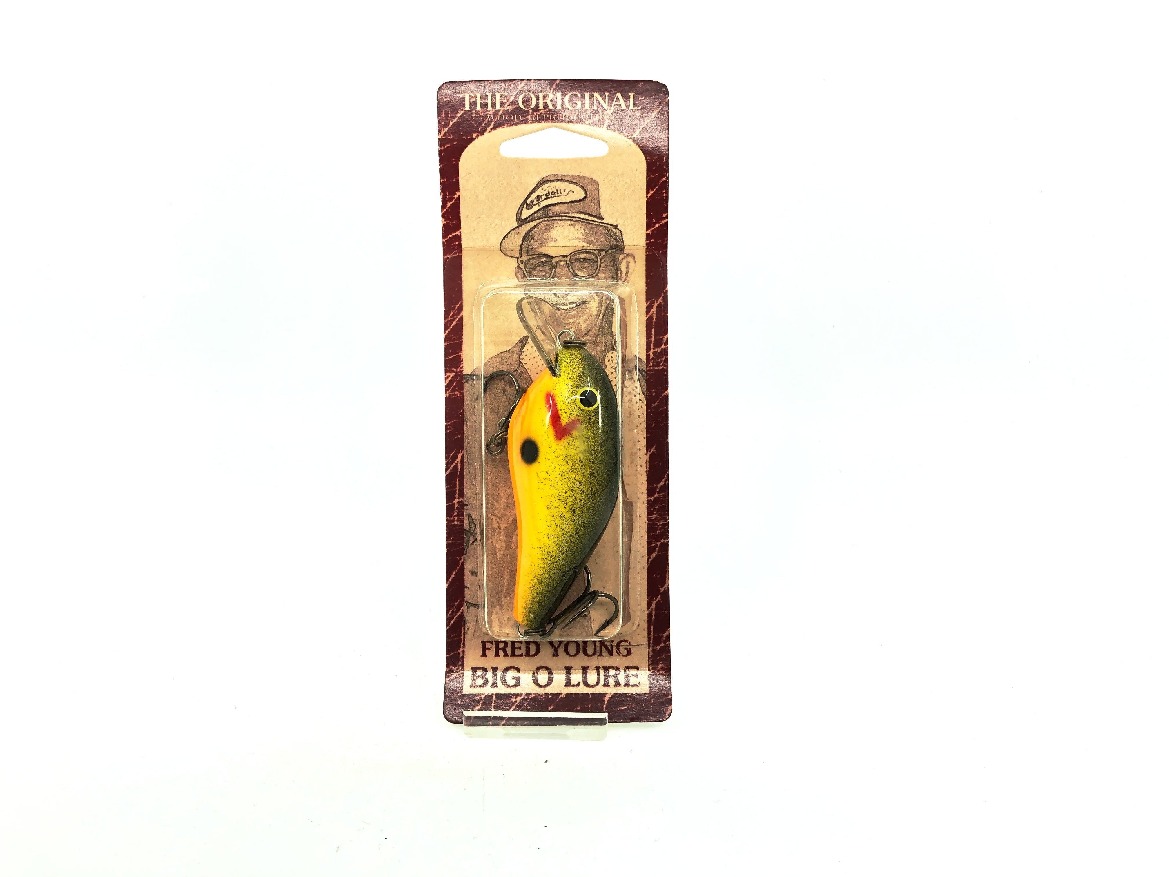 Cotton Cordell Fred Young Original Big O Wooden Lure Sunrise Craw Colo – My  Bait Shop, LLC