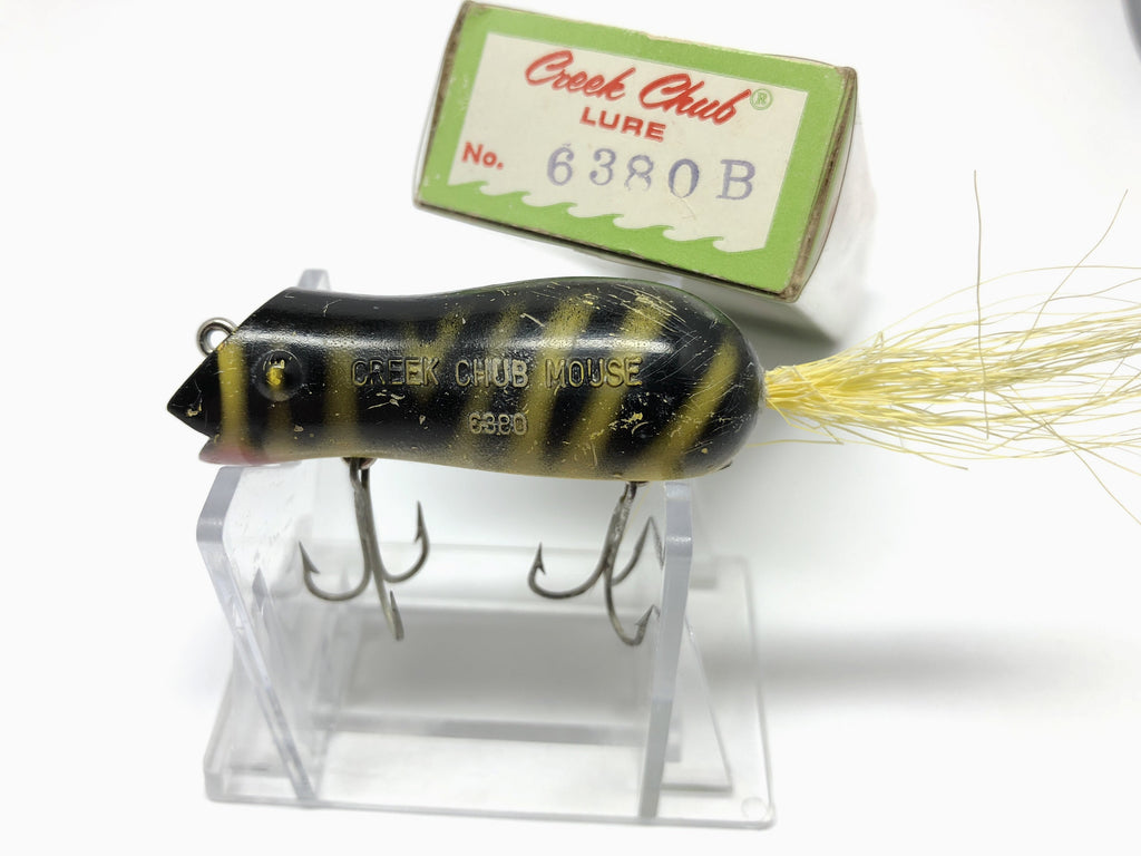 Creek Chub Vintage 6380 B Mouse in Tiger Stripe New in Box