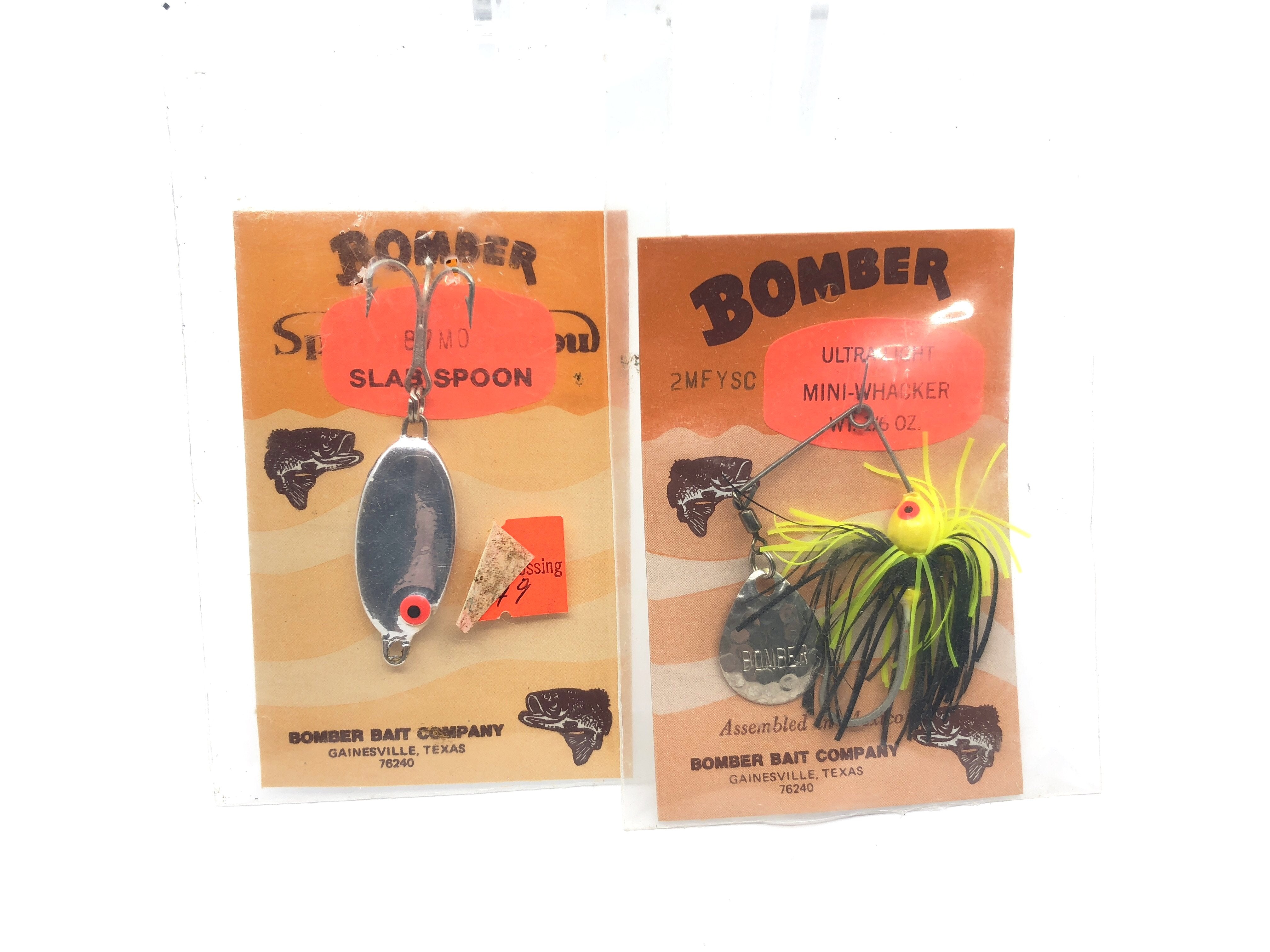 Bomber Ultra Light Mini Whacker and Slab Spoon New on Cards – My