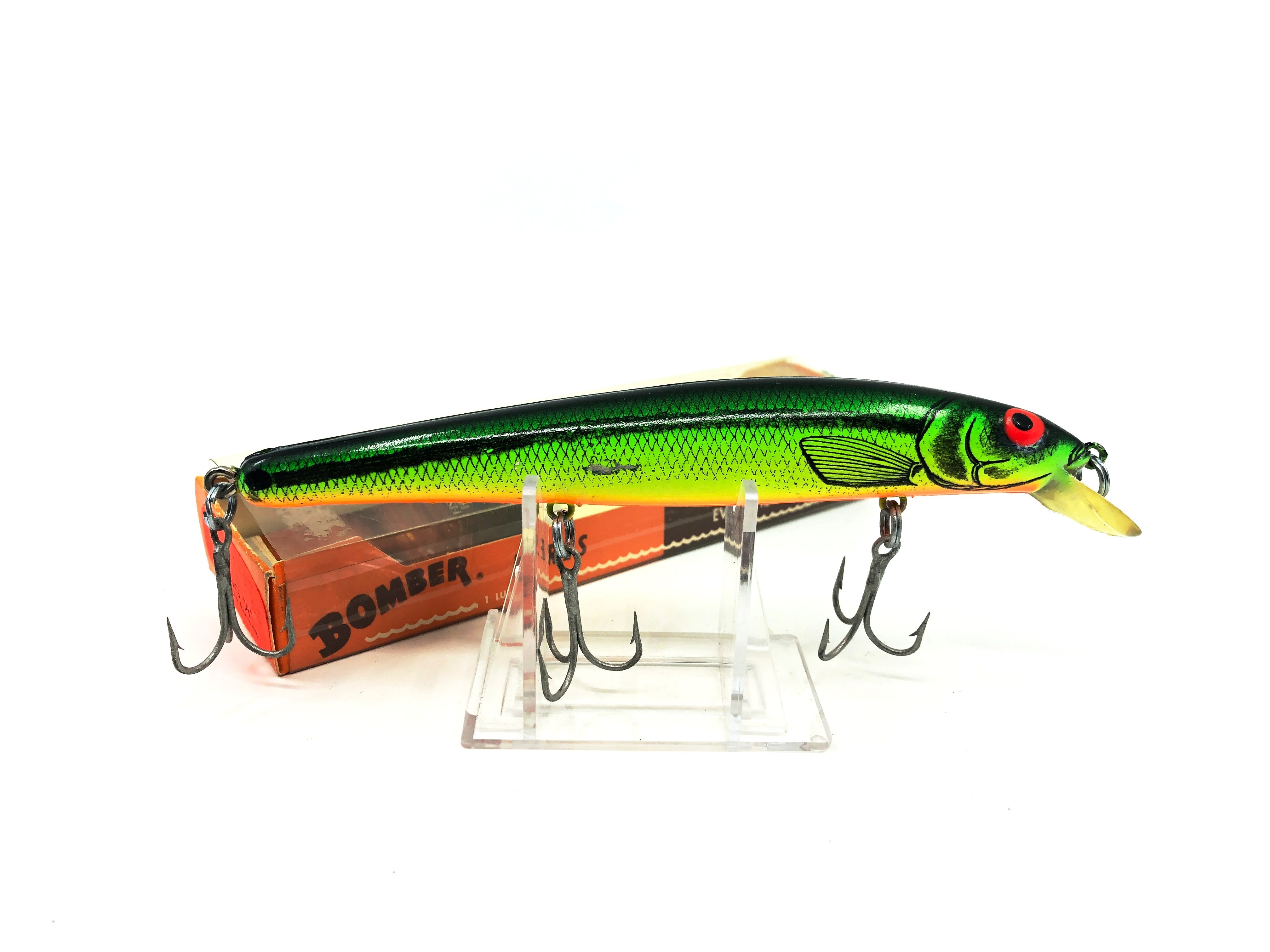 Bomber Long A - 16A, XM7 Fire River Minnow/Orange Belly Color – My