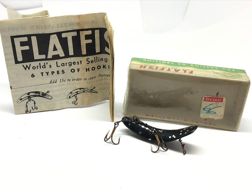 Good Large Vintage Helin T 50 Flatfish in Original Box
