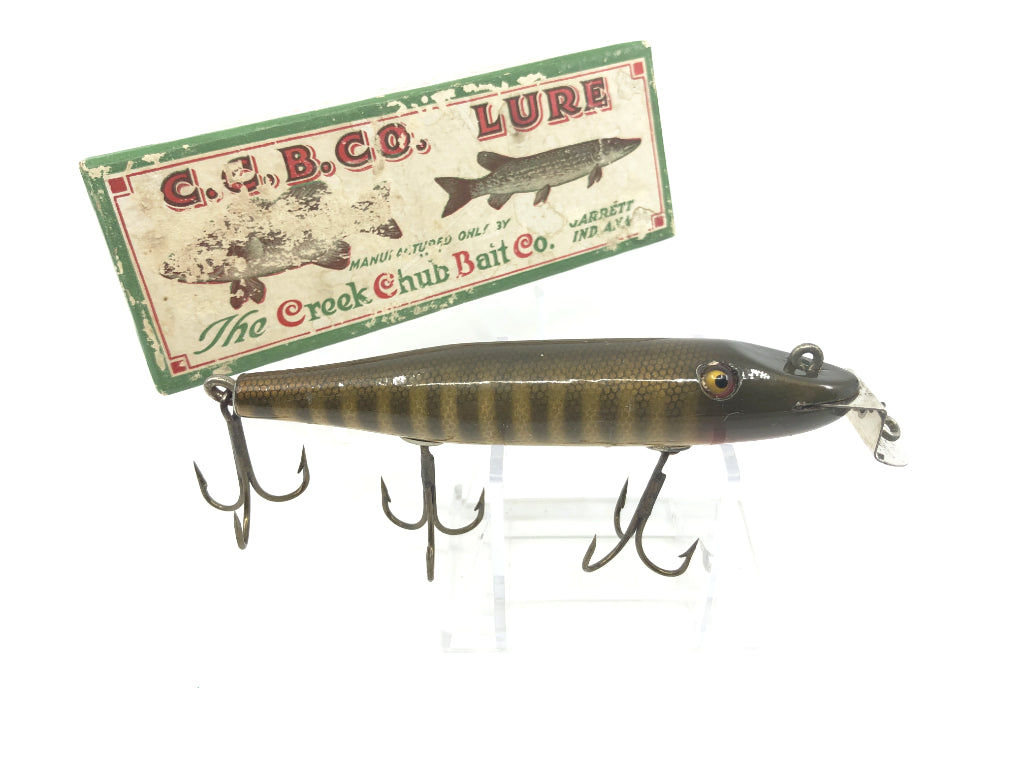 Creek Chub 700 Pikie in Pikie Color DLT GE - Vintage Wooden