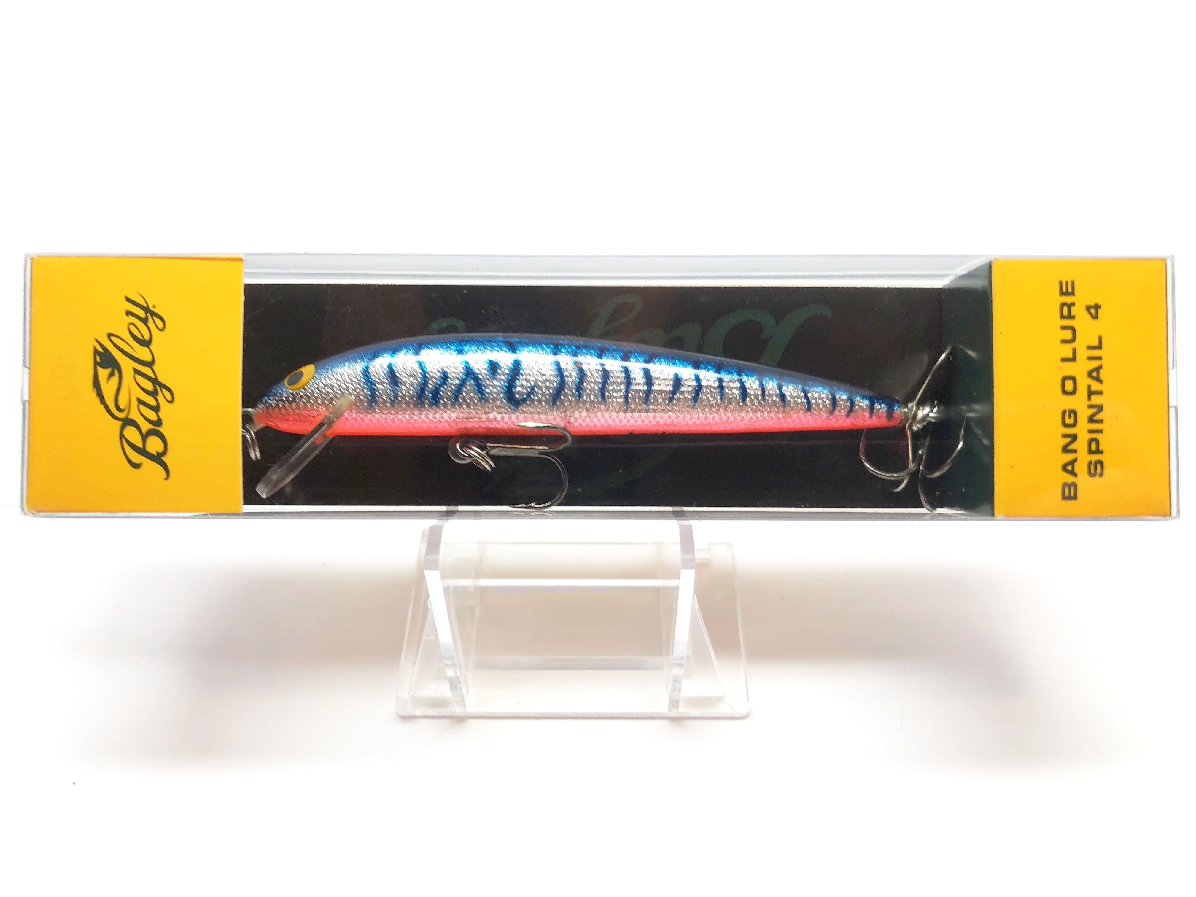 Bagley Bang O Lure Spintail 4 BLSP4-BT Blue Tiger Color New in Box