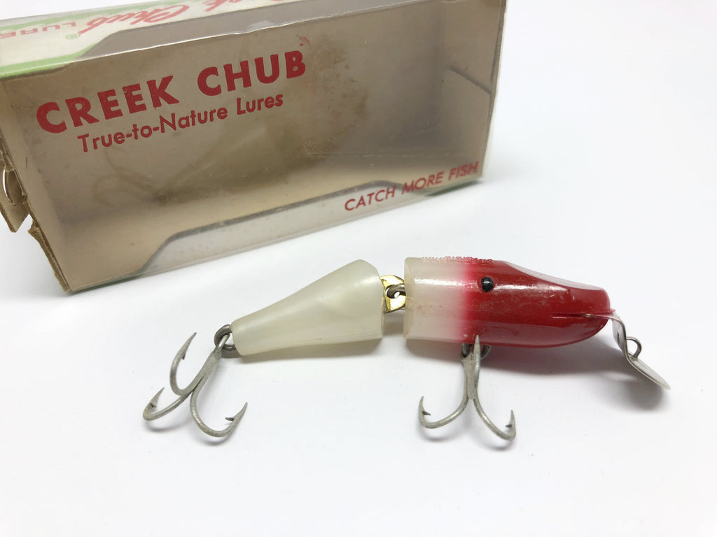 Creek Chub 9400 Jointed Spinning Pikie, Red Head and White Color 9402 – My  Bait Shop, LLC