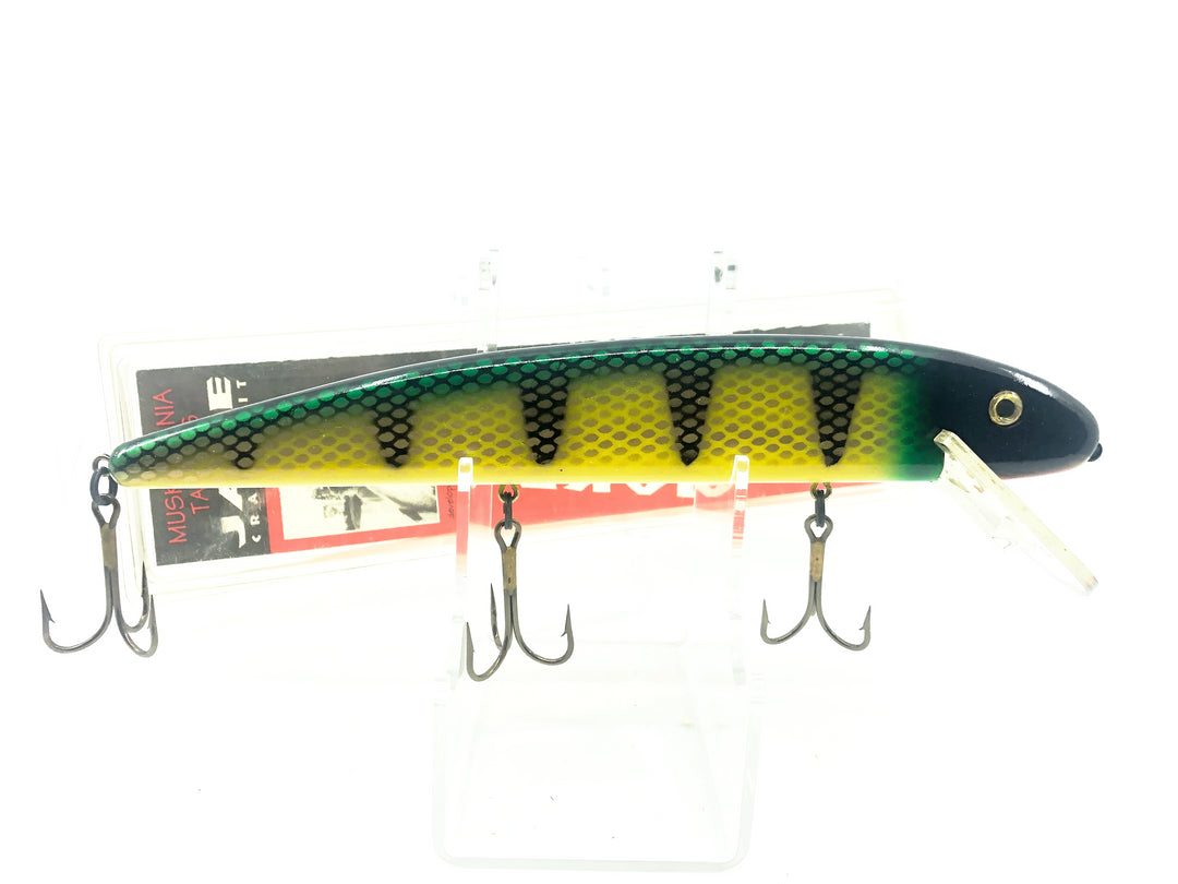 Jake 10" Musky Bait, Perch Color New on Card