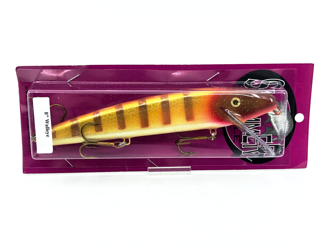 Slammer 8" Musky Lure, Walleye New on Card Old Stock