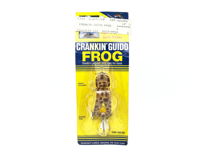 Renosky Crankin' Guido Frog, Brown Frog Color on Card