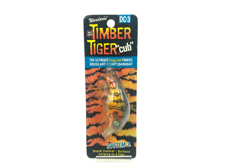 Timber Tiger Cub DC-3, #207 Worden's Bluegill/Perch Color on Card