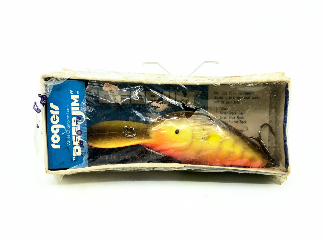 Roger's Deep Jim, Chartreuse/Brown Back/Orange Belly Color w/Box