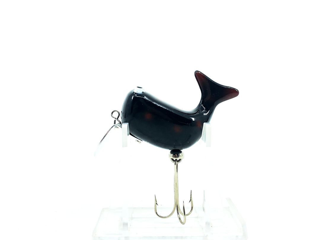 Plastic Image Up-Tail Hi-Tail Imitation, Black/Red Spots Color