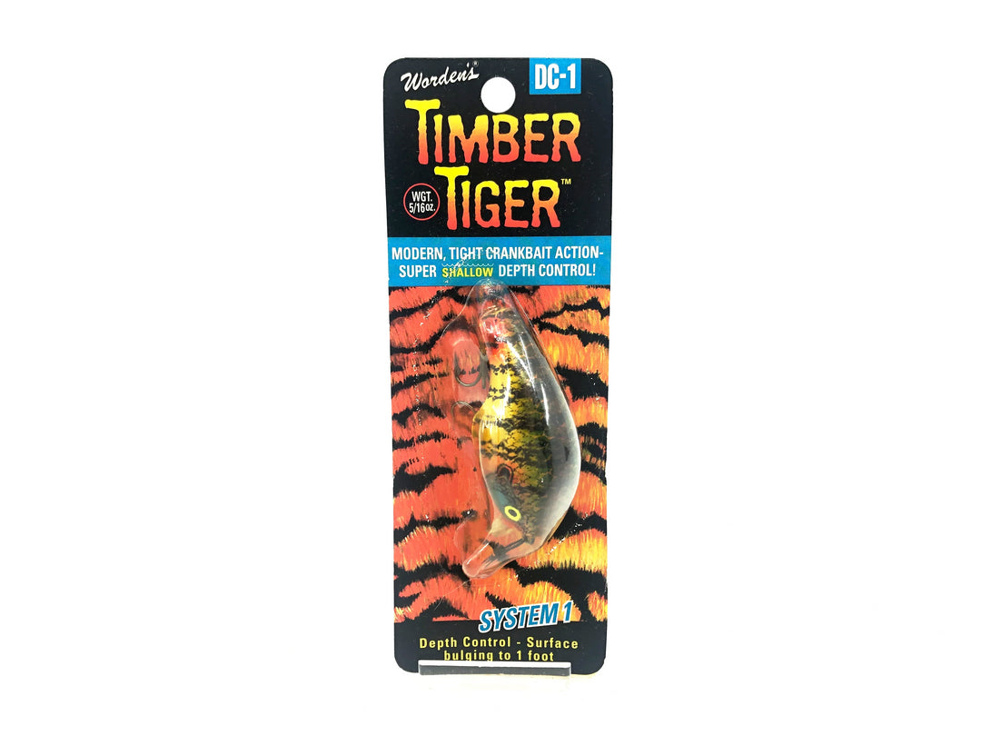 Timber Tiger Cub DC-1, #207 Worden's Bluegill/Perch Color on Card