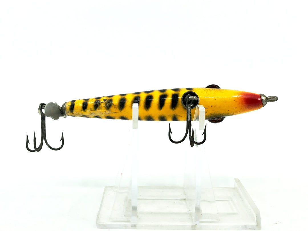 Morgan Manufacturing Sugarwood Lures Slim Limb, Yellow/Black Ribs Color