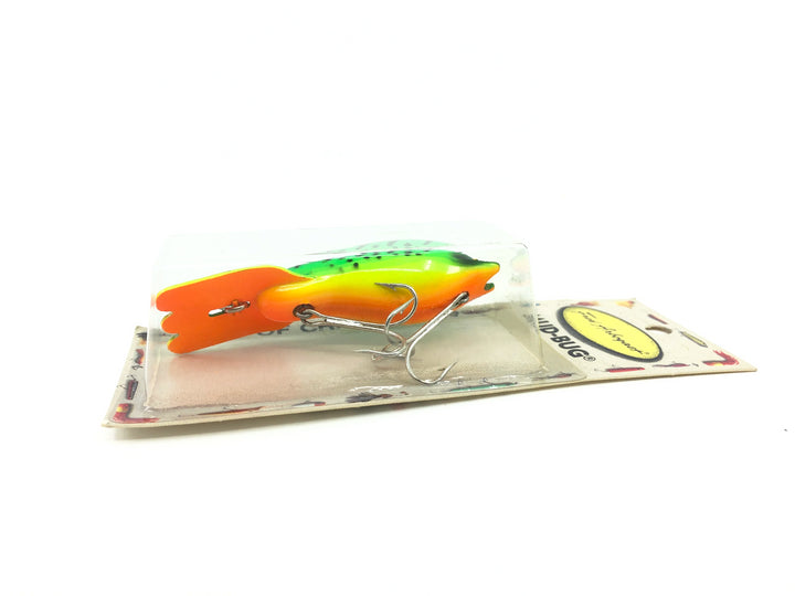 Arbogast Mud Bug, #115 Firetiger Color on Card