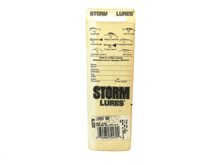 Storm Lightnin' Shad AL226, Perch Color on Card