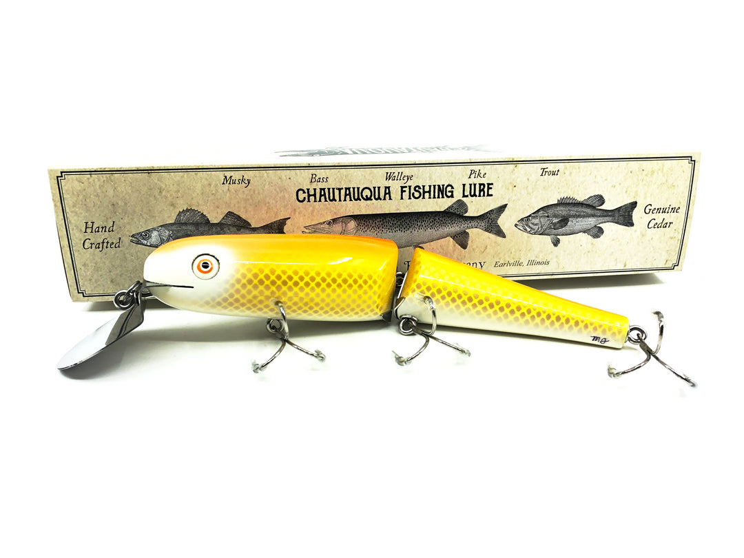 Jointed Chautauqua 8" Minnow w/Chafe Guard, Golden Shiner Color