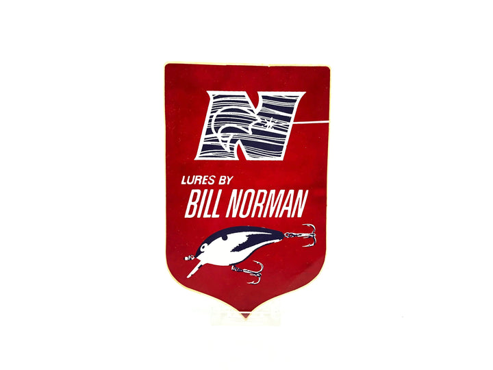 Lures by Bill Norman Vintage Fishing Sticker