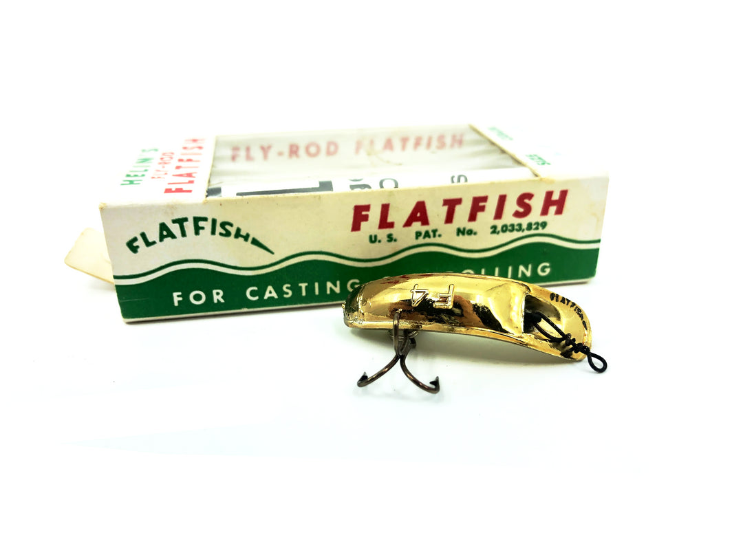Helin Flatfish F4, GPL Gold Plated Color in Box