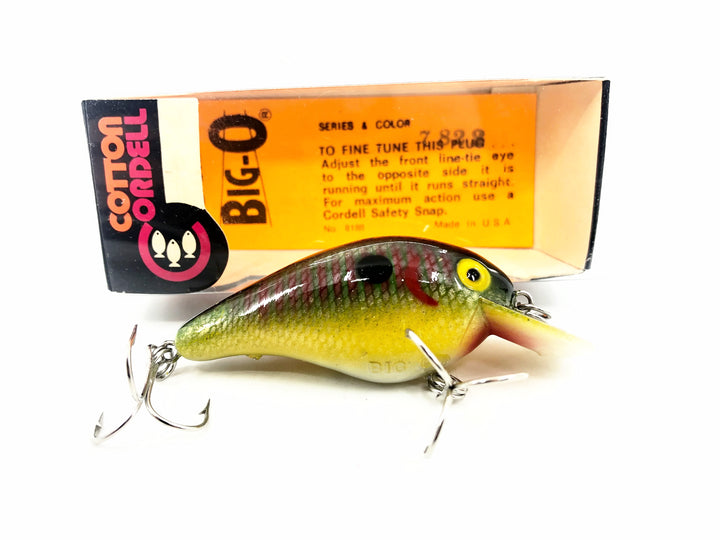 Cotton Cordell 7800 Big-O, #23 Green Perch Color w/Box