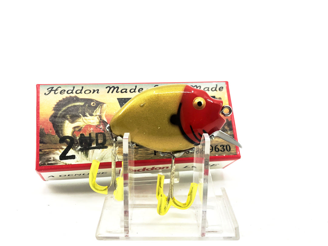 Heddon 9630 2nd Punkinseed X9630GDRH Gold/Red Head Color New in Box