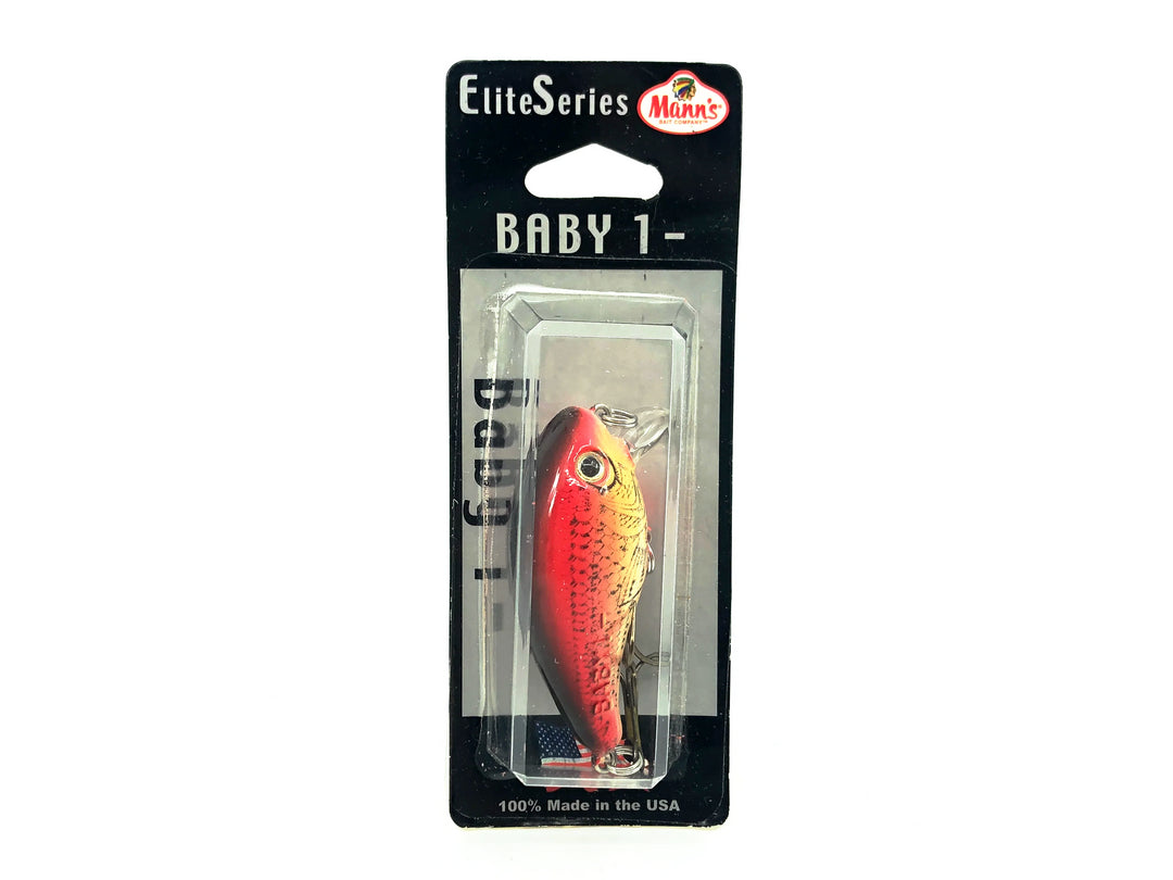 Mann's Elite Baby 1- Minus, Red Shiner Color on Card