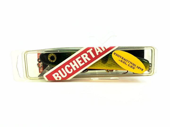 Joe Bucher Tackle Co. Buchertail Baby Shallow Raider, Natural Perch Color on Card