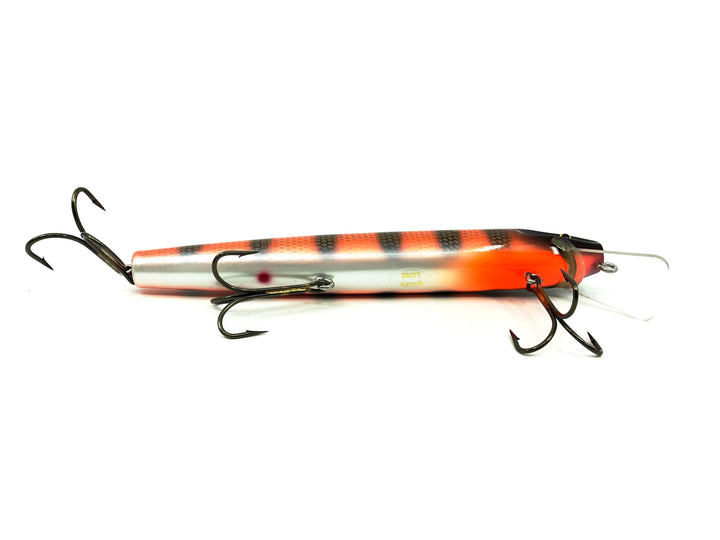 Wiley 9" Musky King Straight Lure, Orange Perch Color