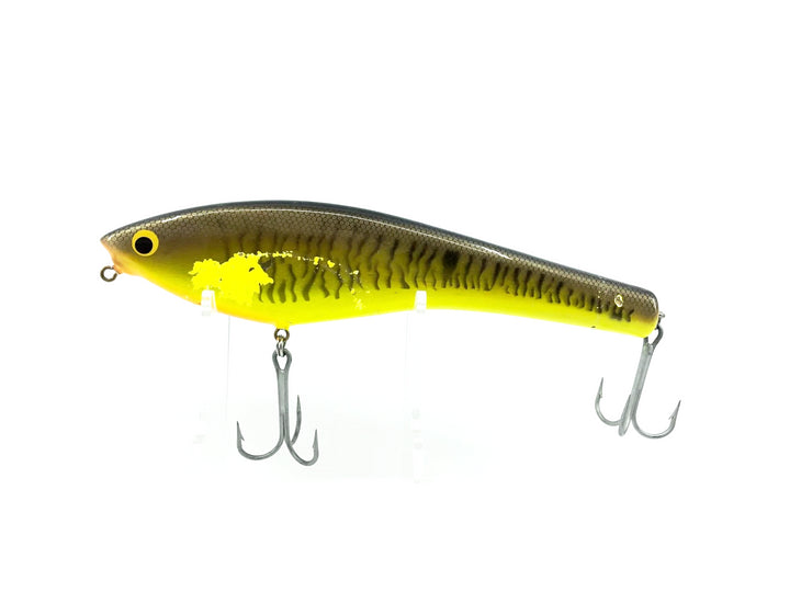 Bagley B-Flat 8 BF8-LM9 Little Musky on Chartreuse Color