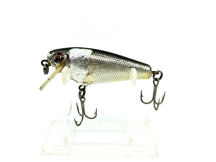 Bagley Small 4SF2 Small Fry Shad, BS Black on Silver Foil Color